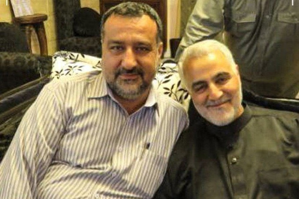 伊朗将领穆萨维（左）遭以军空袭身亡，恐加剧中东情势恶化。（取自推特）(photo:UpMedia)