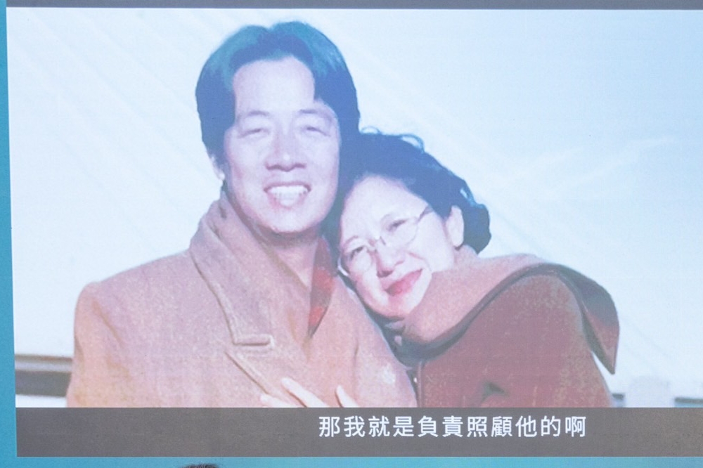 賴清德競選總部今天公布最新競選廣告《照顧台灣的人》，首度邀請賴請吳玫如公開露面拍攝影片。（賴清德競辦提供）