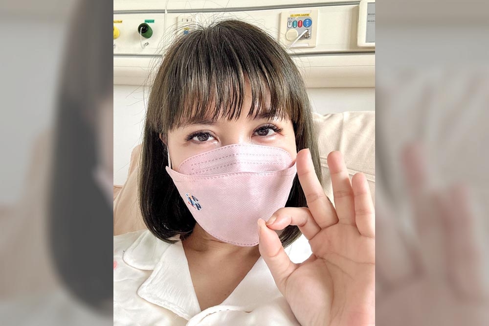 王欣儀在臉書發文說她罹癌，明天就要開刀，不少選民替她加油打氣。（取自王欣儀臉書）