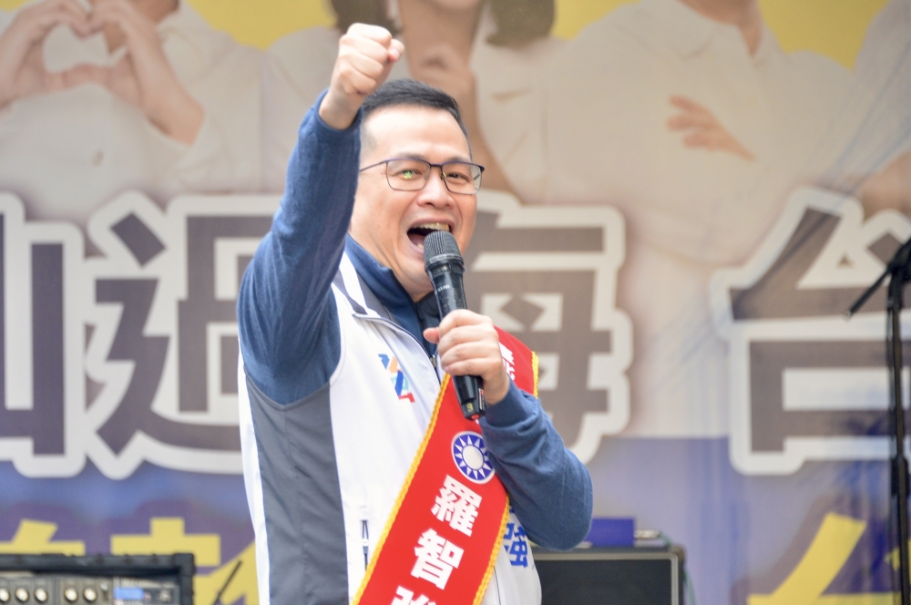 羅智強當選台北第6選區立委，對手苗博雅則自行宣布敗選。（資料照片／張哲偉攝）