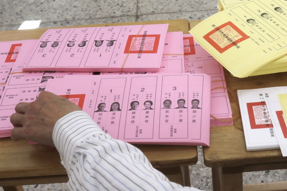 媒體與西方人士對這次大選關注焦點集中在台灣選舉程式的公正透明。（美聯社）
