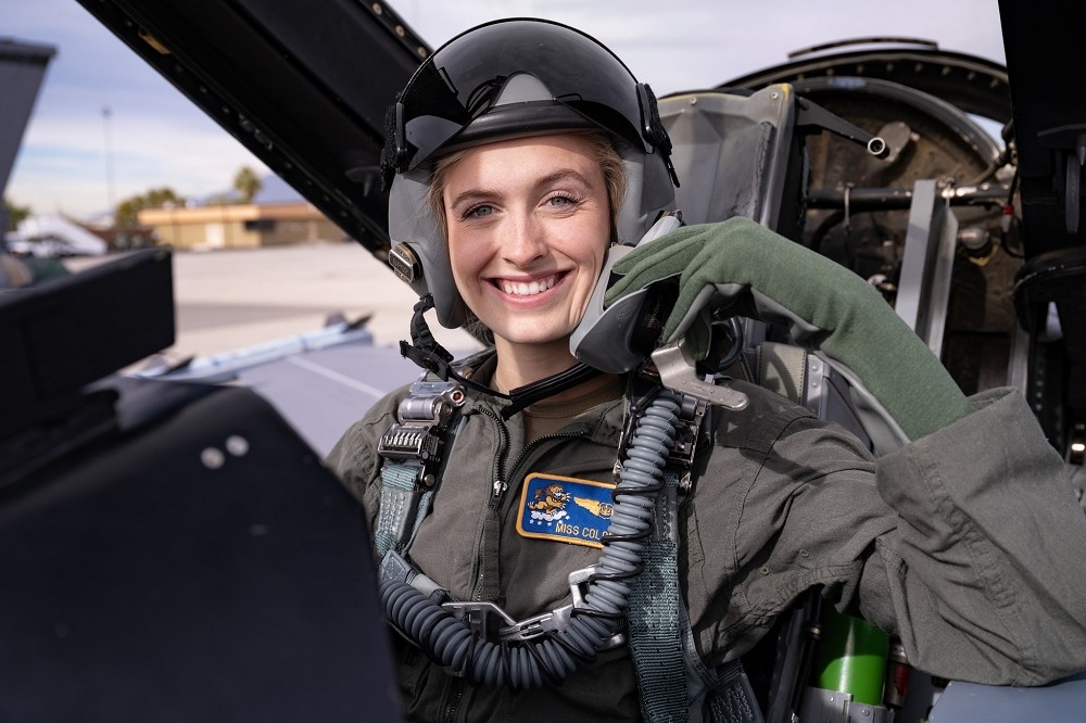 年僅22歲的美國空軍少尉馬什（2nd Lt. Madison Marsh）榮獲「2024美國小姐」頭銜。（取自美國空軍X帳號）