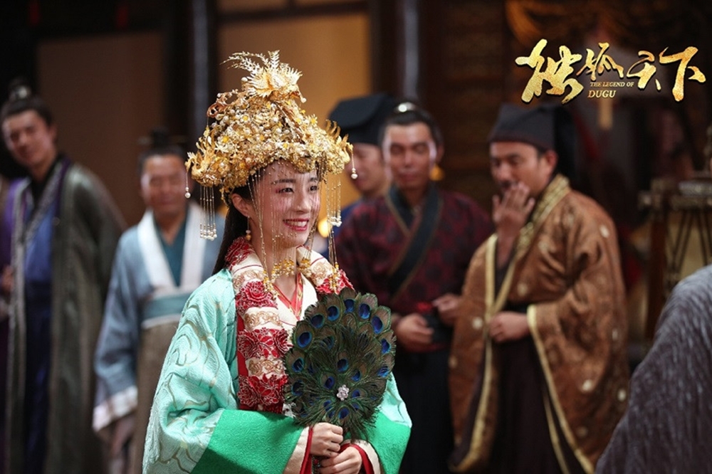 中國女星胡冰卿在陸劇《獨孤天下》飾演隋朝開國皇后獨孤伽羅（圖片取自網路）