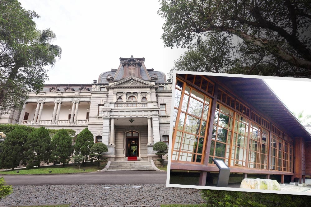 日治時期的台灣總督並不住在台北賓館，而是住在隱身庭園角落的和式建築「和館」內。（合成畫面／陳愷巨攝、取自台北市電影委員會官網）