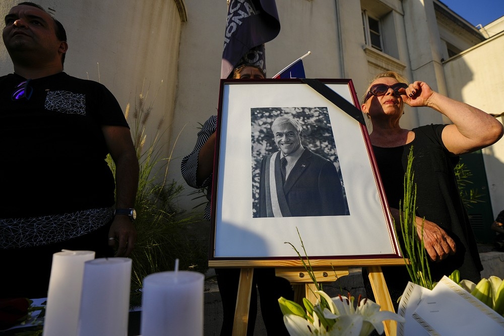 智利前總統皮涅拉因墜機事故過世，享壽74歲。（美聯社）