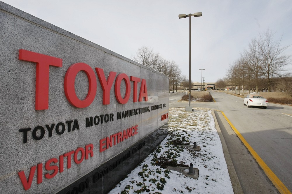 日本車廠豐田（Toyota）公布上季淨利激增86%。（美聯社）