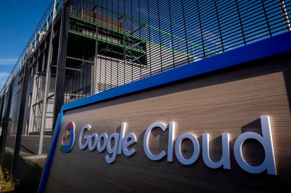 Google Clound高層認為，微軟正在排擠雲端業務競爭對手。圖為Google Clound在德國的數據中心。（資料照片／美聯社）