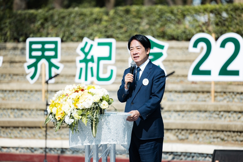 賴清德今天上午前往台南出席「臺南市各界紀念二二八事件77周年和平追思會」。（取自賴清德臉書）