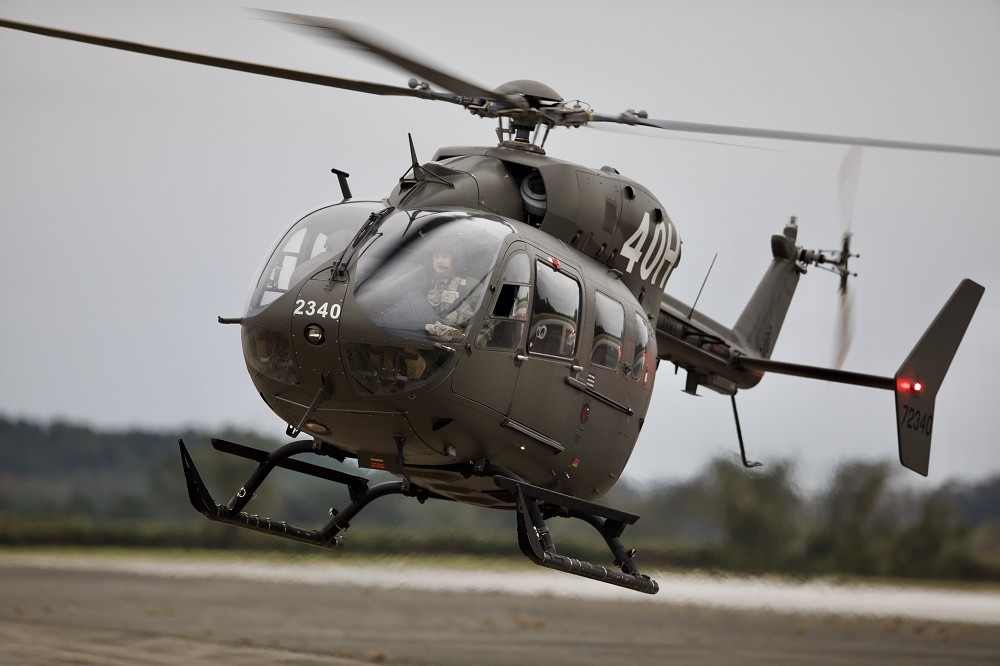 美国国民兵1架UH-72直升机，8日在美墨边境执行巡逻任务时坠毁，造成3人殉职、1人重伤，图为美国陆军同型机种。（取自DVIDS网站）(photo:UpMedia)