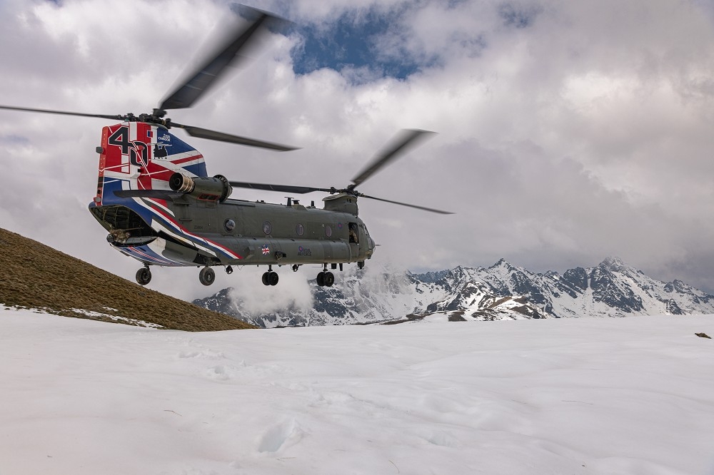 英國國防部完成增購CH-47直升機的談判作業，有助強化特戰兵力投射。（取自英國國防部網站）