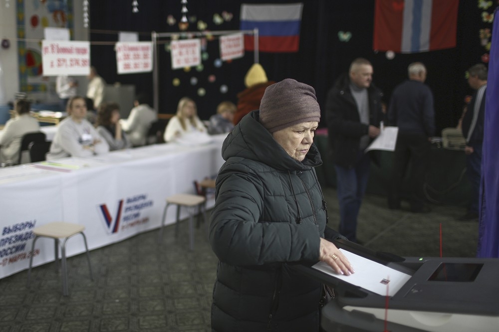俄國大選各地出現投開票所遭破壞的事件，官方要求執法單位提高警覺。（美聯社）