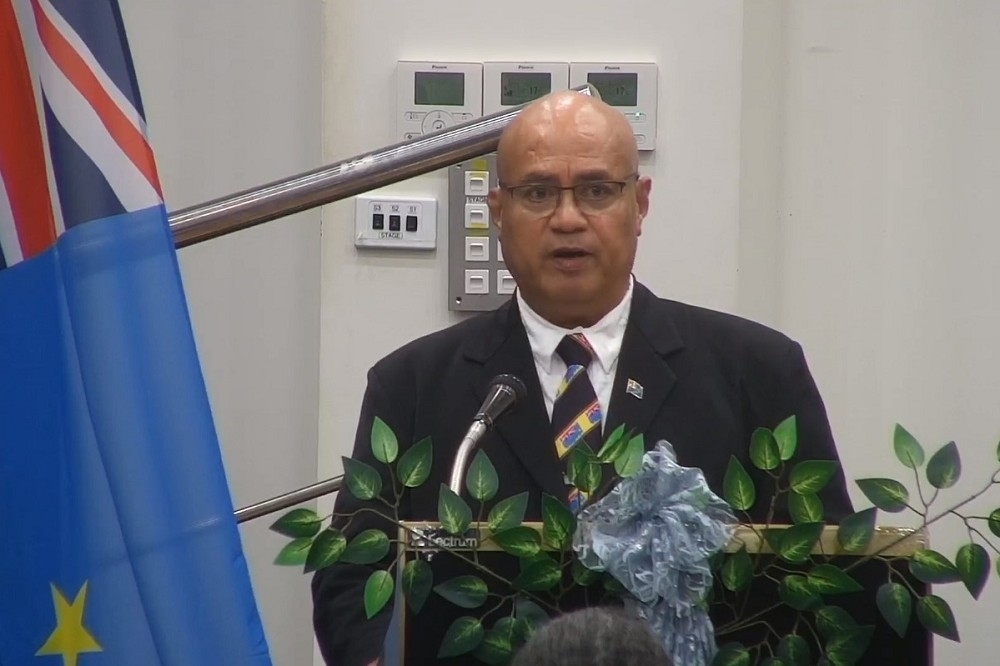 吐瓦魯新總理戴斐立2月底宣誓就職。（截自影片）