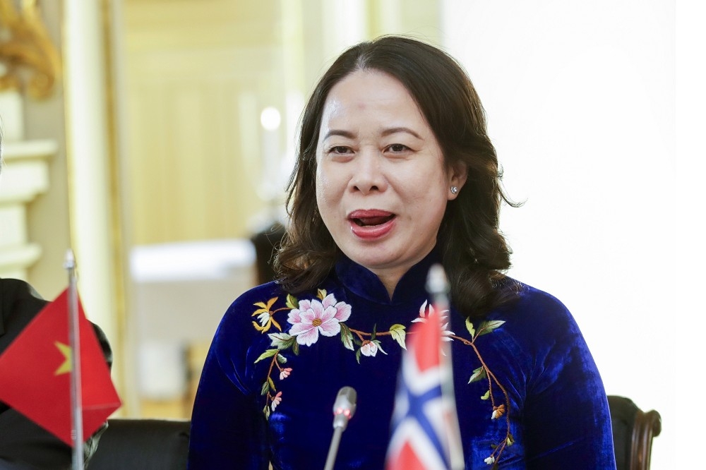 武氏映春是越南政治決策層中少見的女性，這回已是她1年多來，第2度代理國家主席一職。（美聯社）