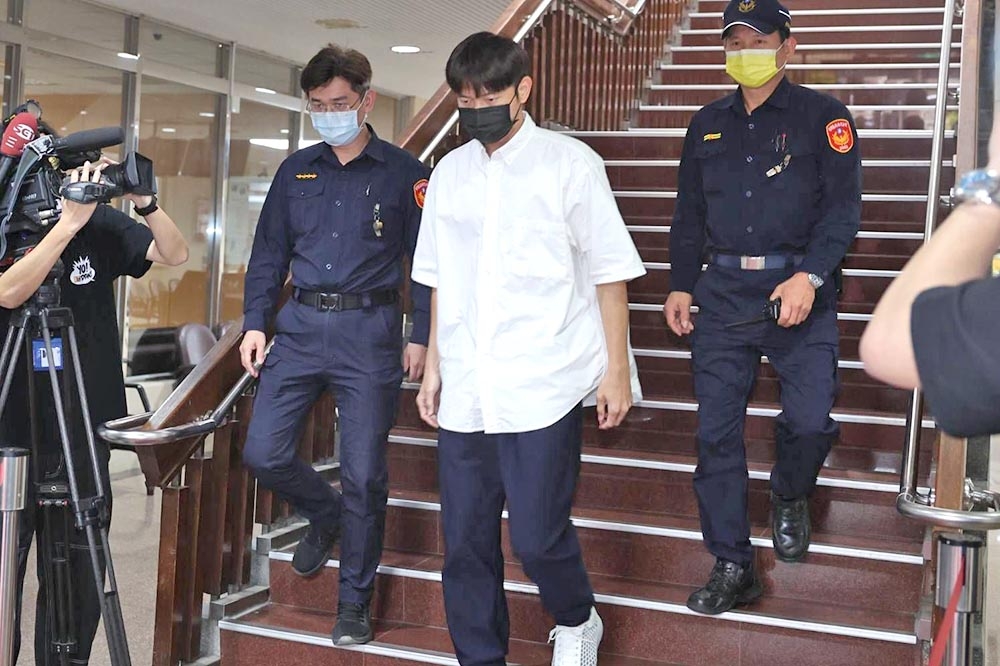 宥勝因涉嫌妨害性自主，今天前往台北地院二次開庭。（翻攝畫面）