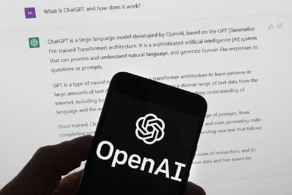 OpenAI開發的AI語音模型「聲音引擎」（Voice Engine），存在高度被造假、濫用的可能。（美聯社）