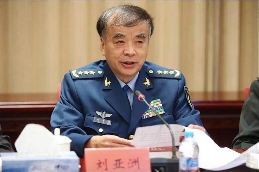 被捕多時，有太子黨背景的前空軍上將劉亞洲，證實被判處無期徒刑的消息。（取自網路）