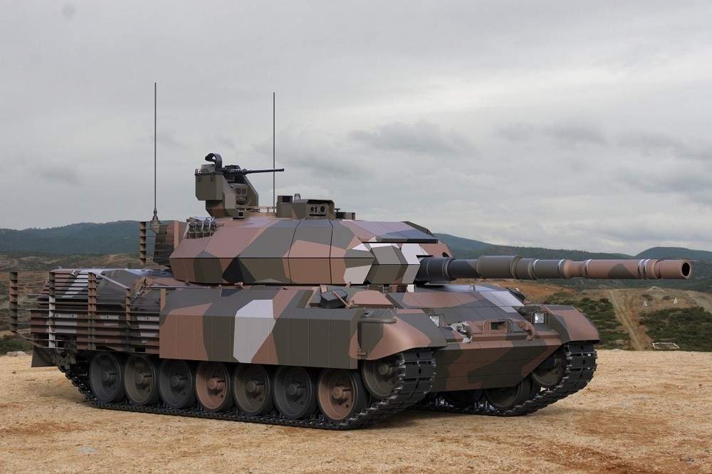 希臘EODH與KNDS、Duma等國際公司組成合作團隊，聯手競標該國陸軍上看500輛的豹1升級案。（取自X平台）