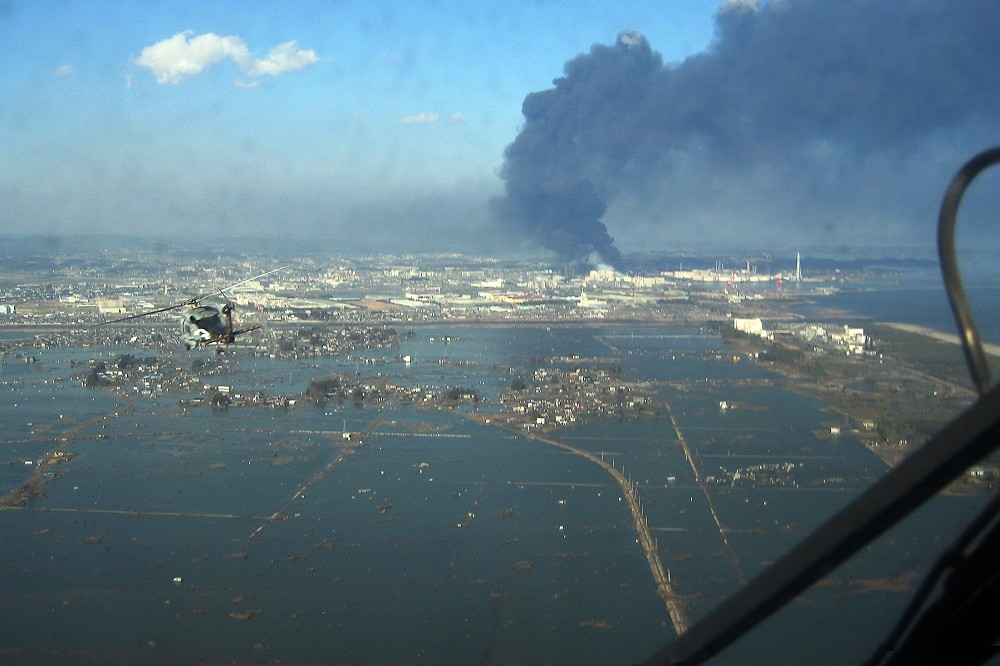 2011年3月11日發生的「日本東北地方太平洋近海地震」，促使日本加強對 ESG 實踐的重視。（維基百科）