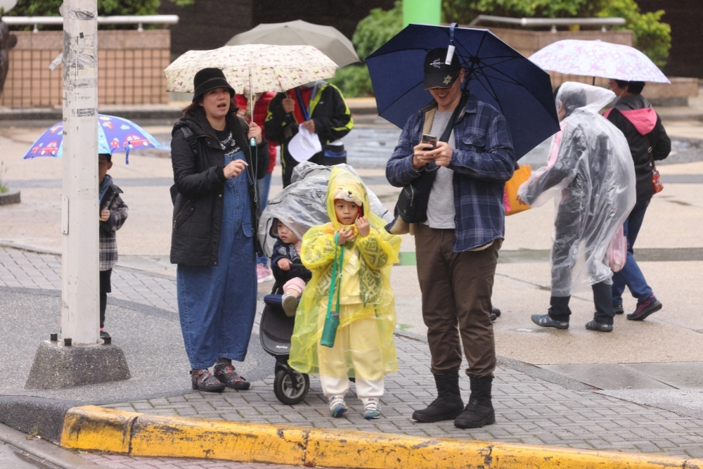 氣象署針對北部5縣市發布大雨特報。（資料照片／陳愷巨攝）