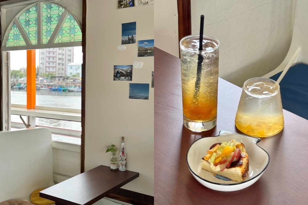 台南首間海上咖啡廳「舫 Home Cafe」開幕即爆紅。（周羿庭攝）