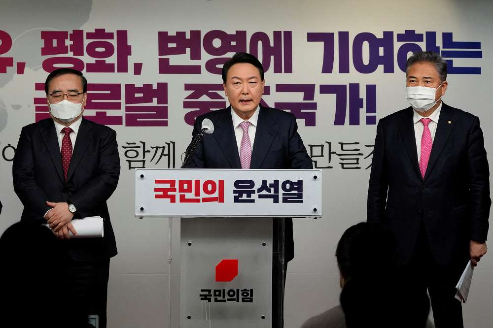 南韓反對黨總統候選人尹錫悅