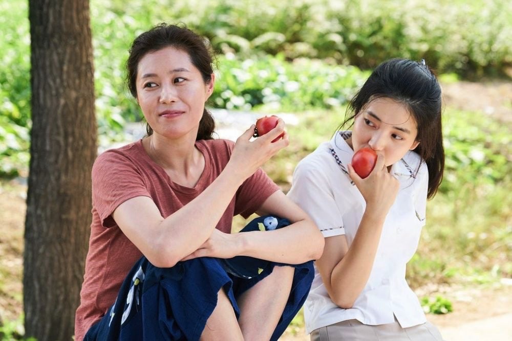 許多影迷稱《小森林》能讓人振作的清新之作，韓國影后文素利（下圖左）在電影中演出金泰梨的母親。