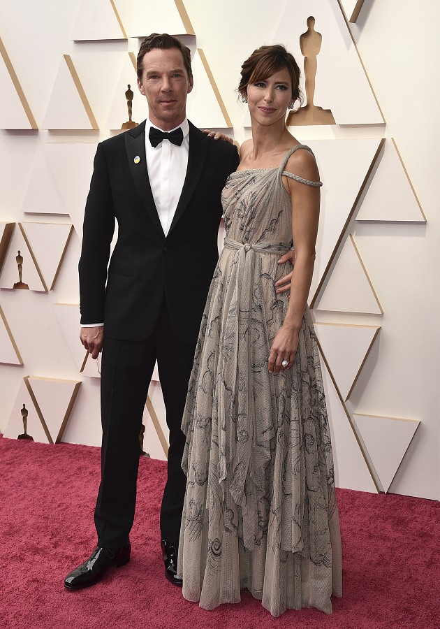 「奇異博士」班奈狄克康柏拜區（Benedict Cumberbatch），與老婆蘇菲杭特（Sophie Hunter）