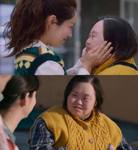 《藍調時光》韓志旼與劇中唐氏症姊姊從小就是孤兒，一路長大相依為命。