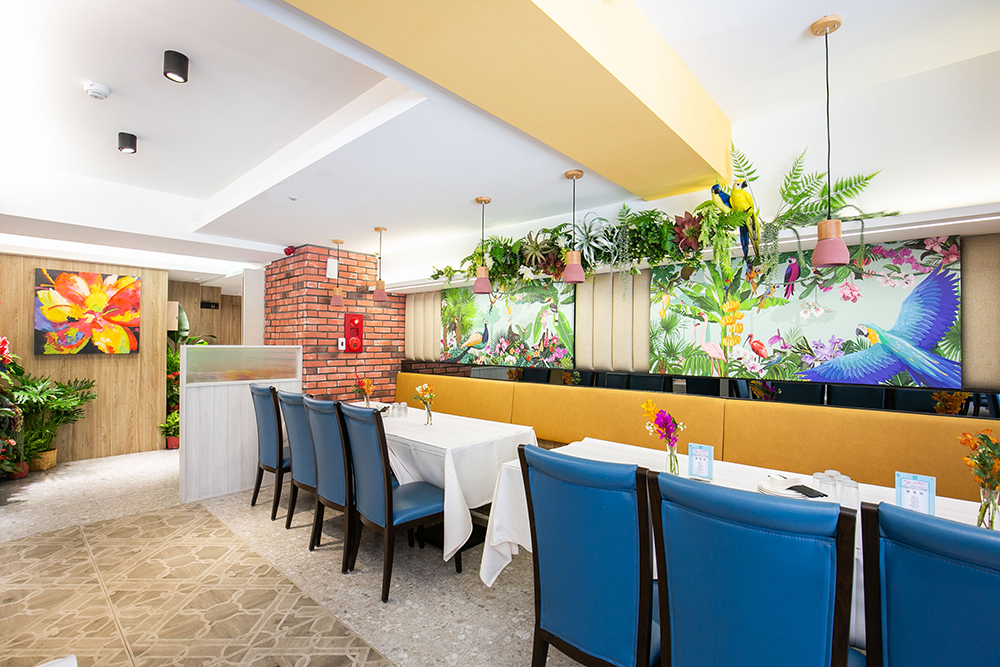 「珍寶南洋小廚」從料理到餐廳壁畫都充滿南洋風情！