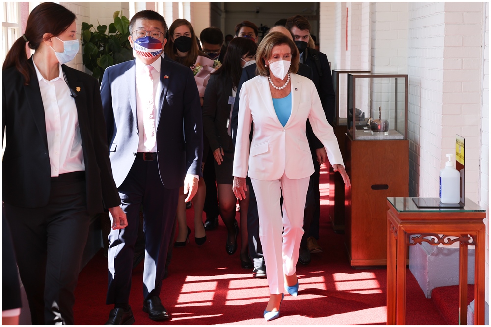 82歲美國眾院議長裴洛西（Nancy Pelosi）拜訪台灣現身立法院
