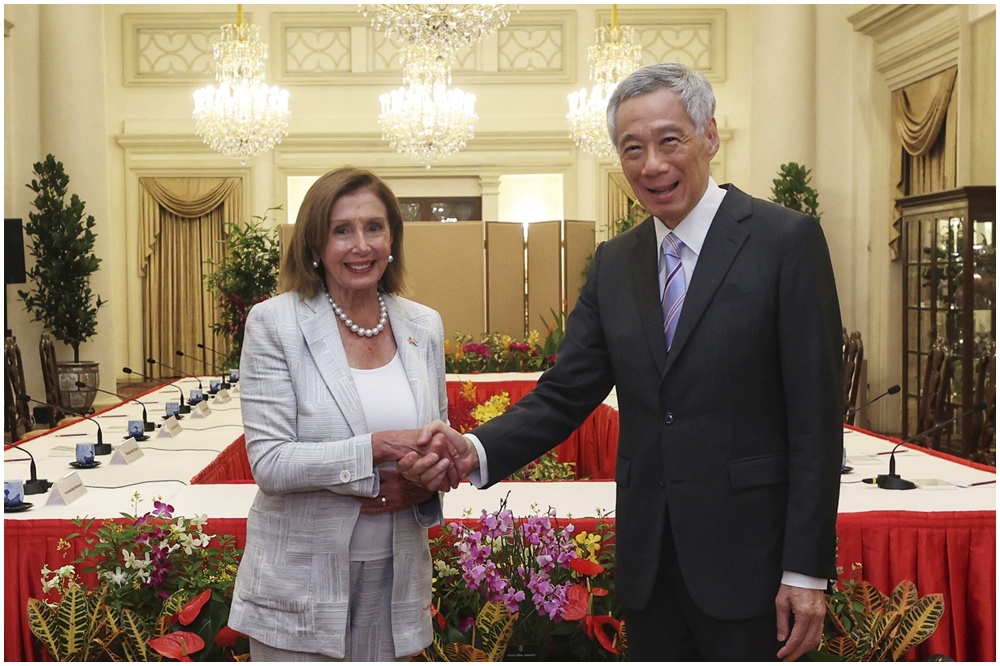 82歲美國眾院議長裴洛西（Nancy Pelosi）拜訪亞洲
