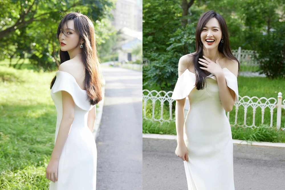 唐嫣公開9月行程連白色禮服造型都被粉絲嫌