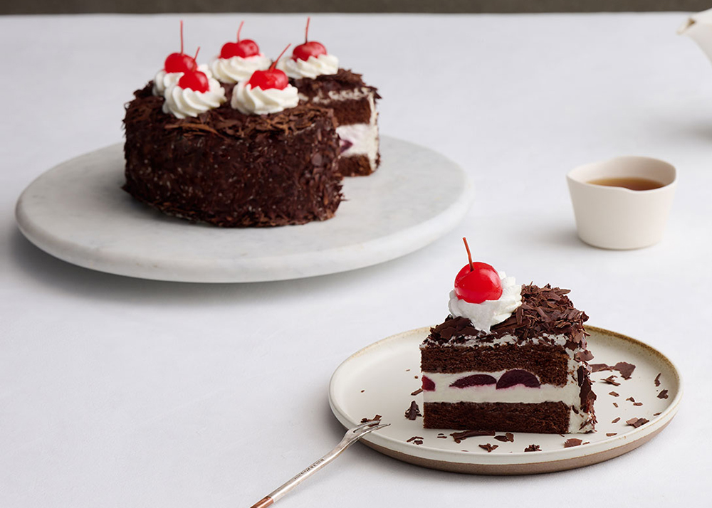 桃園「紅葉蛋糕」推薦品項：黑森林蛋糕