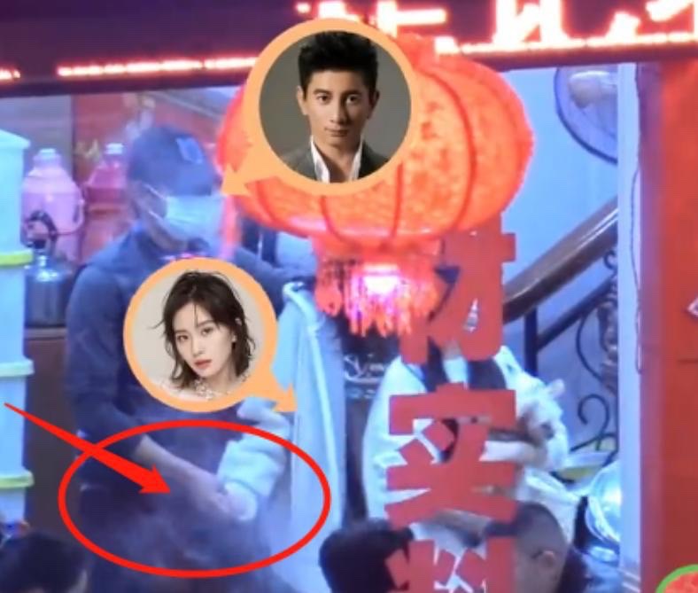 吳奇隆與劉詩詩被拍到甜蜜護妻的畫面，破除婚變傳聞