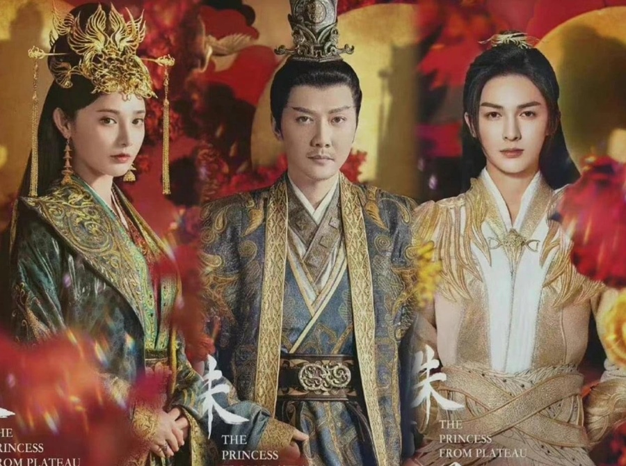 馮紹峰的新劇《星河長明》與彭小冉（左）擔綱男女主角，網友卻認為男二朱正廷（右）更適合與女主角搭CP