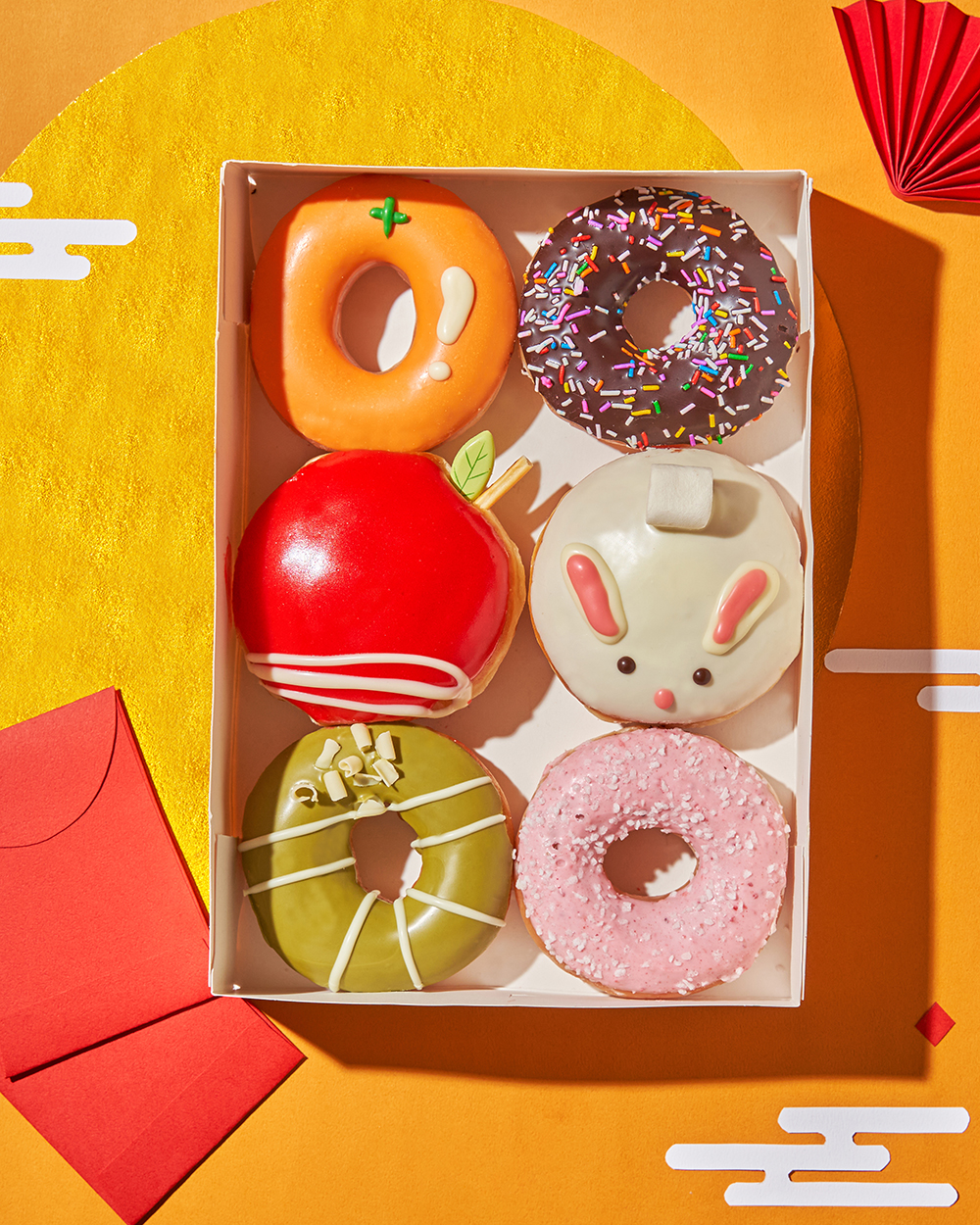 Krispy Kreme「兔來運轉禮盒 」新造型即日起登場