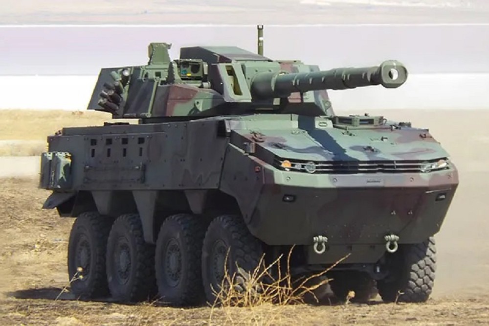 ARMA八輪甲車亦可整合3105模組化砲塔