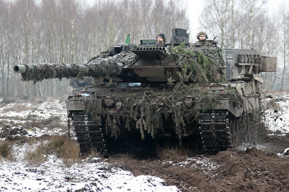 德軍的「豹2A6」戰車