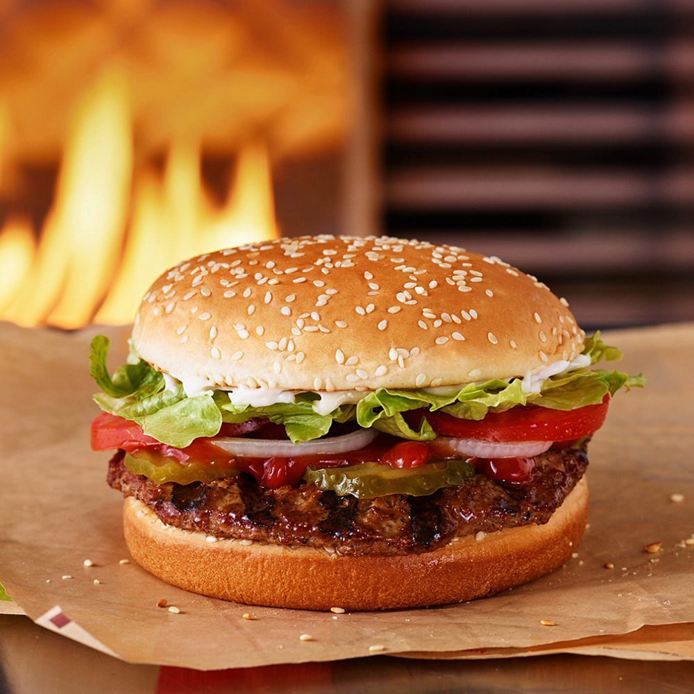 漢堡王「植物肉華堡」同時也是 0% 牛肉含量，不吃牛也可吃的華堡！