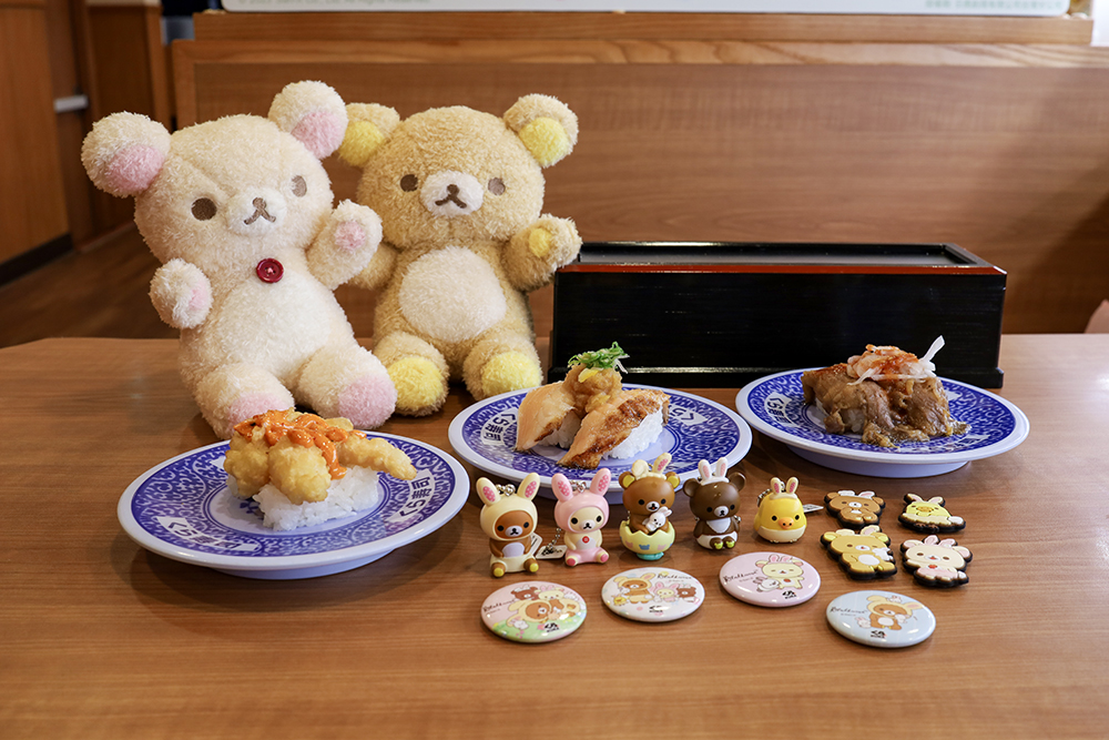 藏壽司「拉拉熊扭蛋」 13 款不同造型，只要集滿 5 盤壽司就能在座位上抽獎