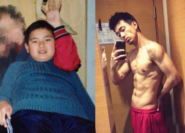 李現國二曾胖到80公斤甚至破百，後來努力靠飲食運動瘦成精壯身材。