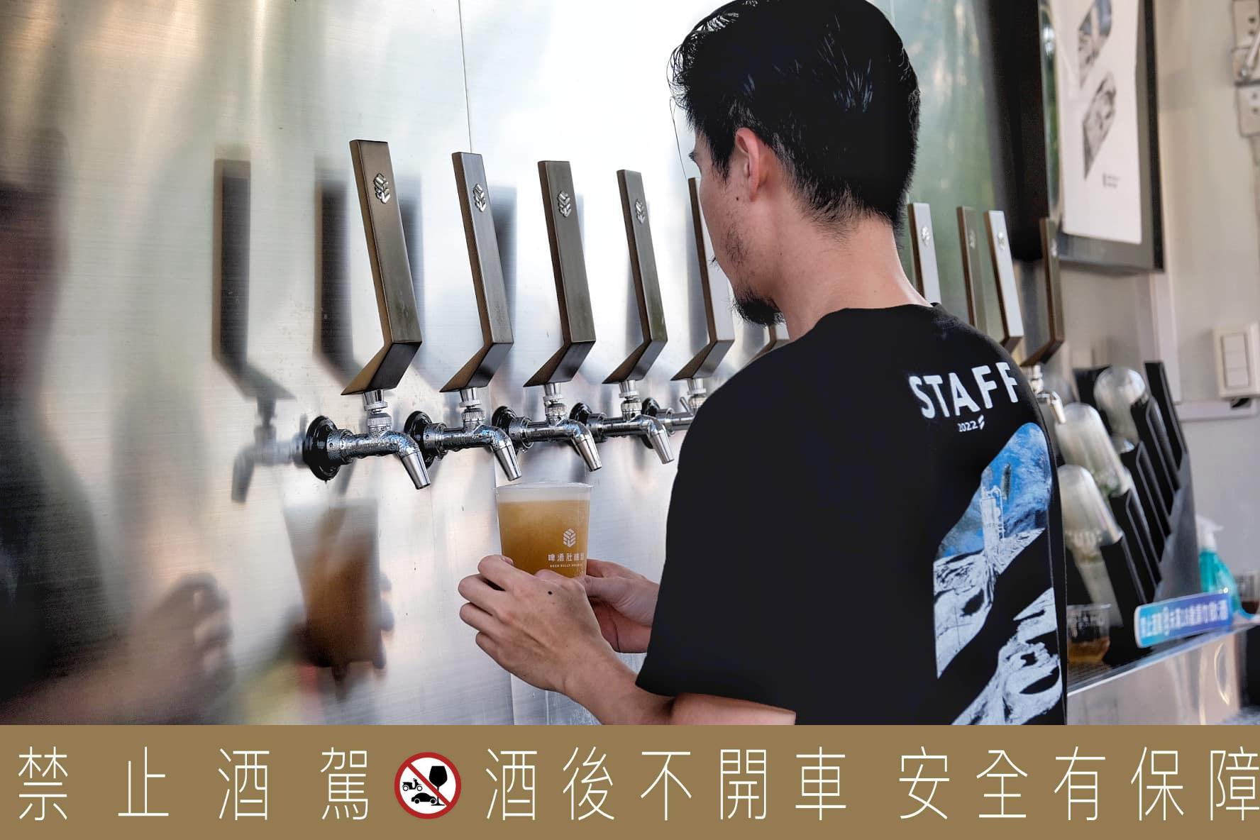 除了有多款限定「餃子」之外，圓山花博市集「啤客幫餃情美食節」多款精釀啤酒新品都在這