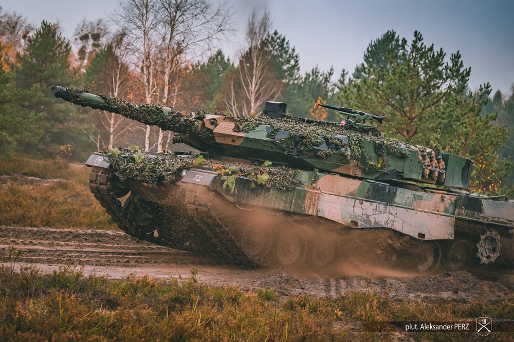 為波軍的豹2A4 PL主戰車。