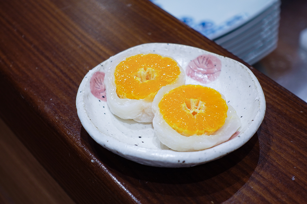 嘉義日本甜點店「芋沺菓子」推薦菜單：橘大福