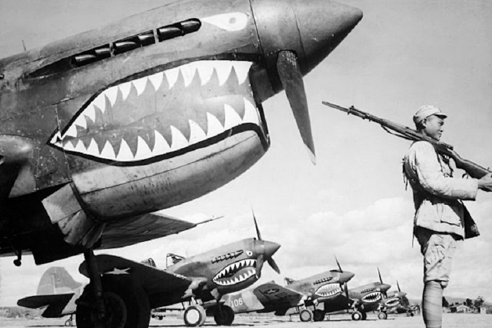 1943年在中華民國協助抗日的飛虎隊飛機