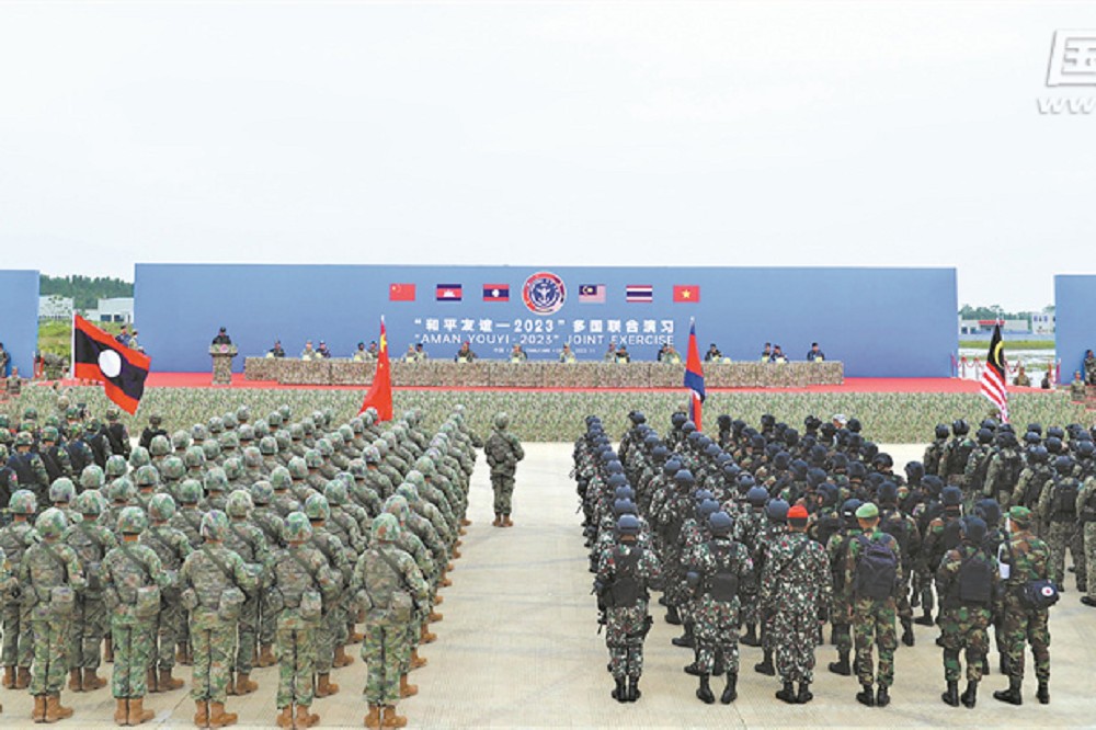 中國與東南亞6國舉行聯合軍演