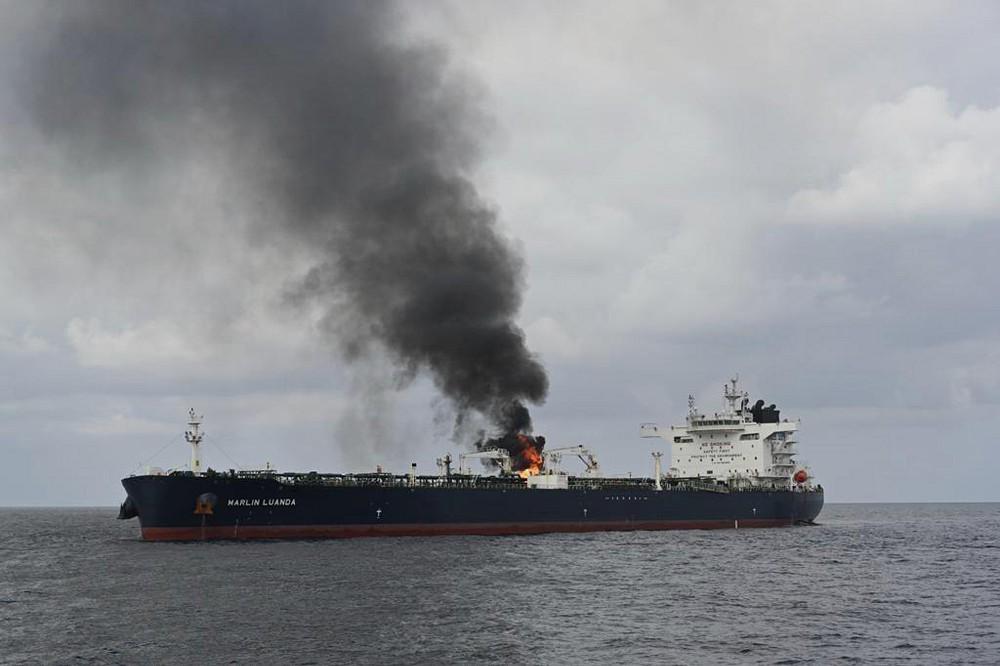 油輪馬林魯安達號1月27日遭青年運動襲擊