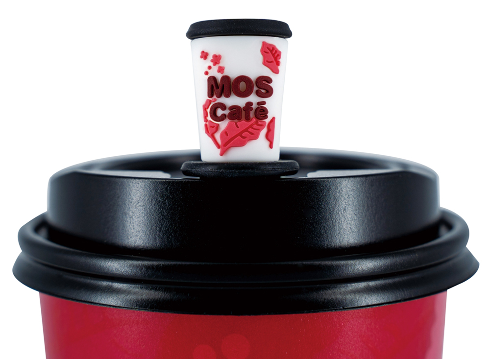 於 3/12 生日慶當天，摩斯漢堡全台同步推出限量版「咖啡造型杯塞」