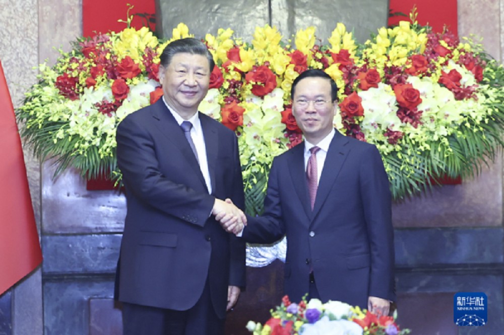 武文賞會見造訪越南的中國領導人習近平