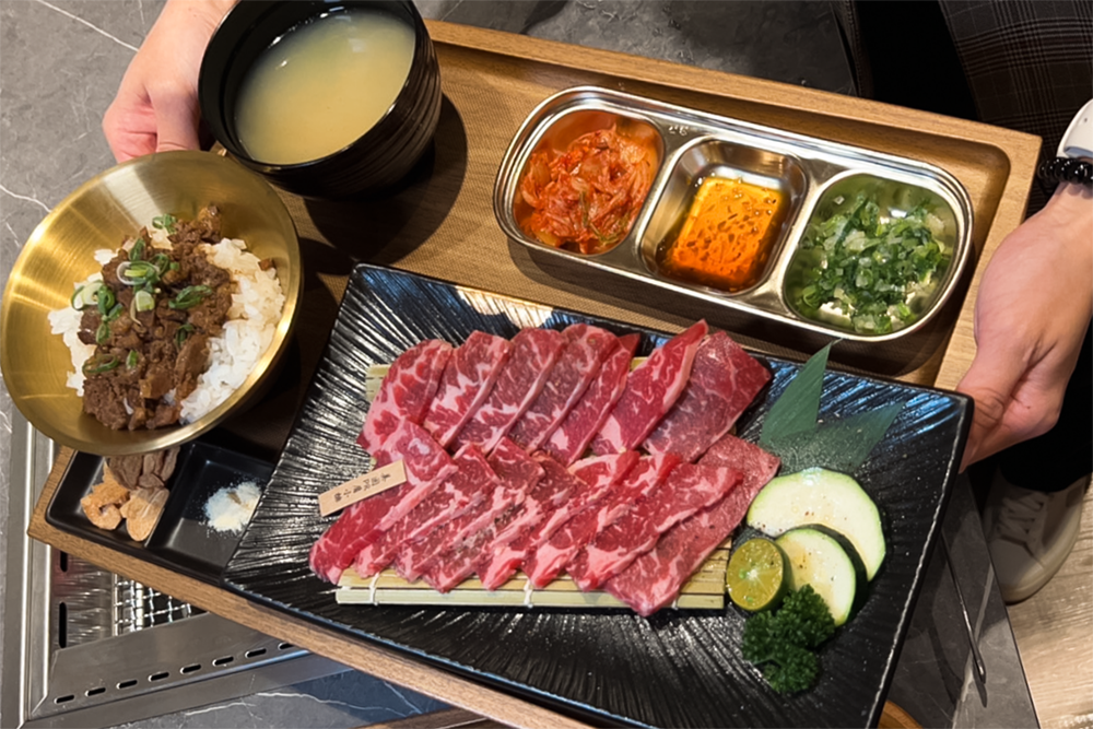台北個人燒肉「IKIGAI 燒肉專門店」美國 Prime 級嫩肩牛肉／售價 550  元（蕭芷琳攝）